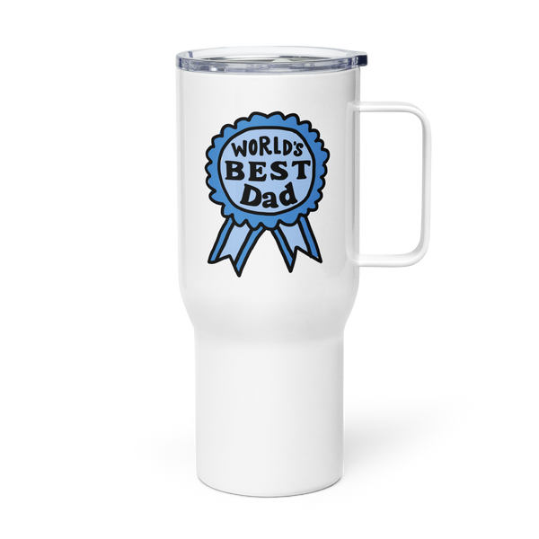 World's Best Dad / World's Slowest Pooper - Two-Sided Travel Mug