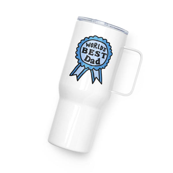 World's Best Dad / World's Slowest Pooper - Two-Sided Travel Mug