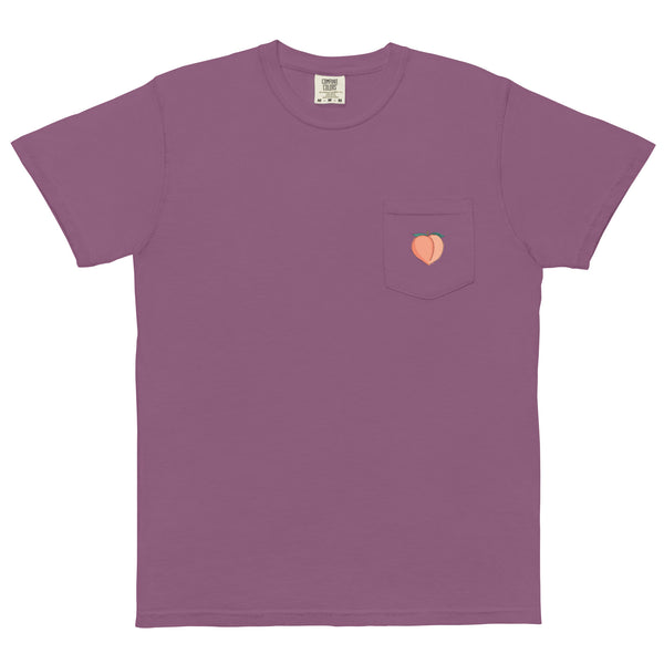 Peach Pocket Tee (#EatTheDamnPeach) - Multiple Colors!