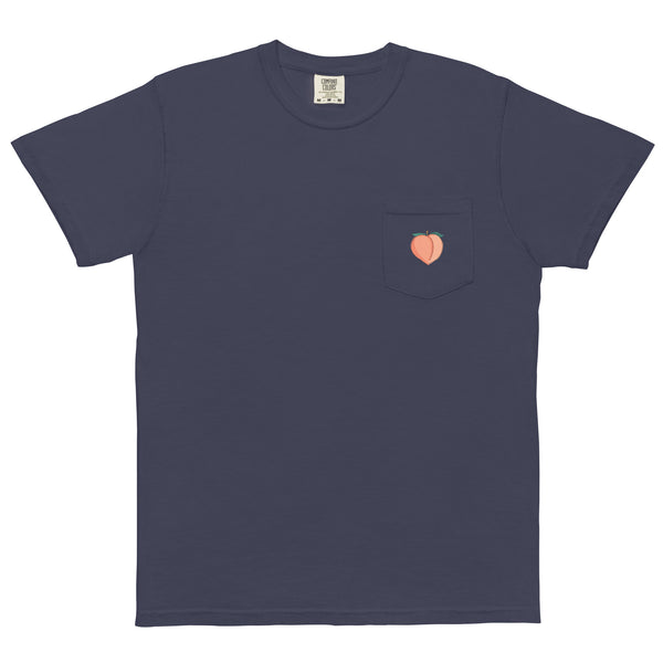 Peach Pocket Tee (#EatTheDamnPeach) - Multiple Colors!