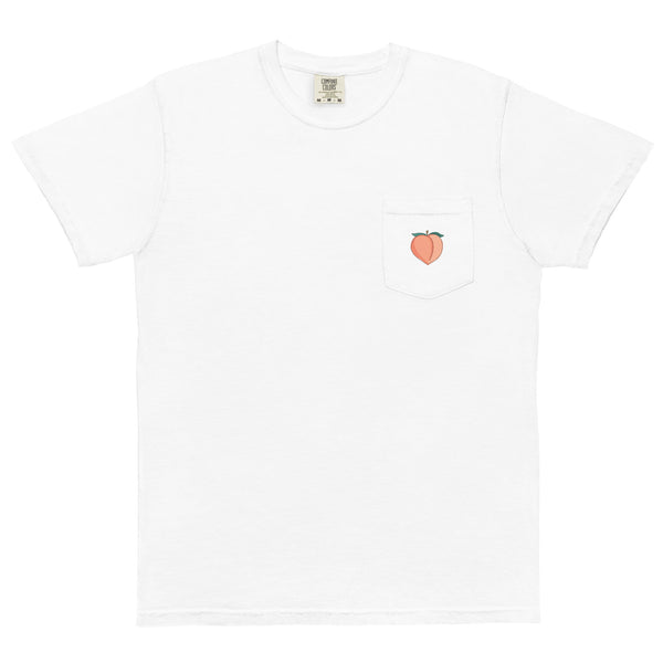 Peach Pocket Tee (#EatTheDamnPeach) - Multiple Colors!