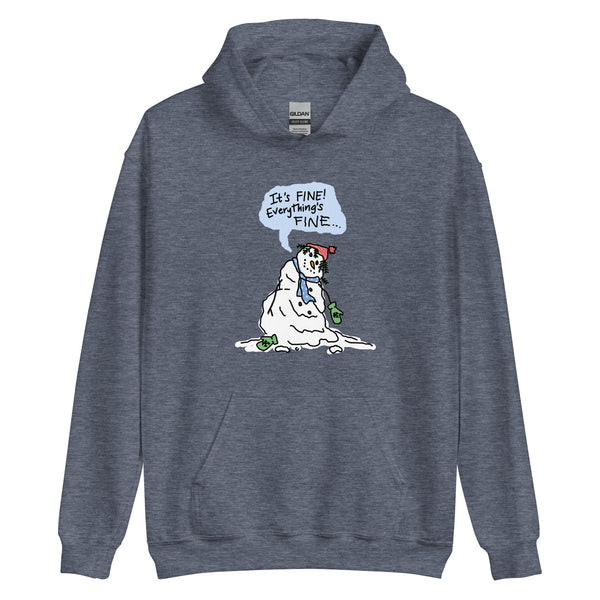 Snowmom - Everything Is Fine - Hoodie