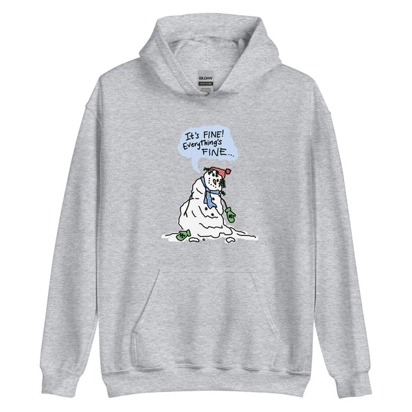 Snowmom - Everything Is Fine - Hoodie