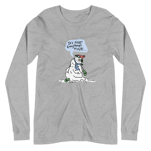 Snowmom - Everything Is Fine - Long Sleeve Tee