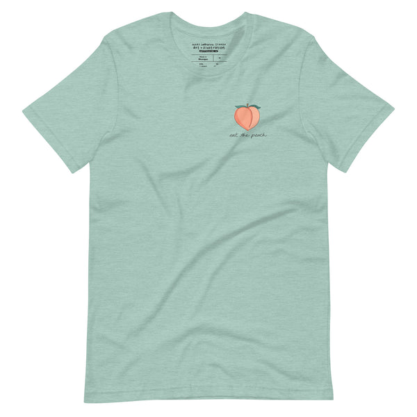 Eat the Peach (Small Script) Tee - Multiple Colors!