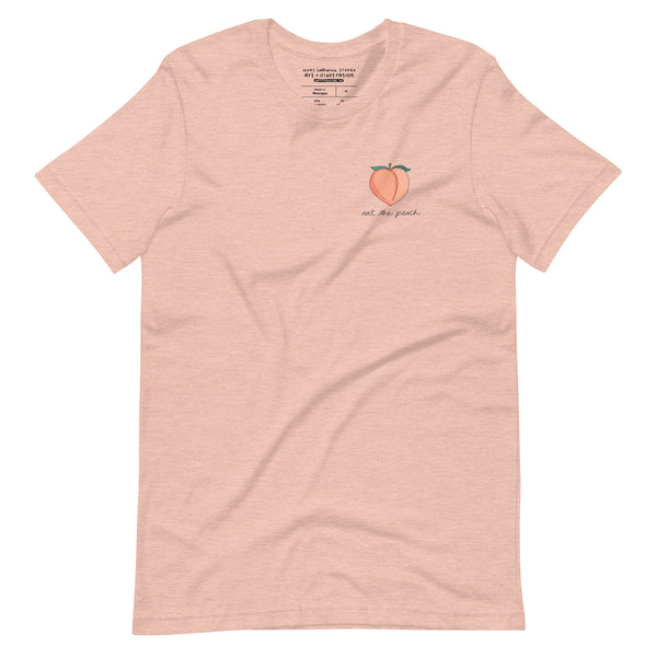 Eat the Peach (Small Script) Tee - Multiple Colors!