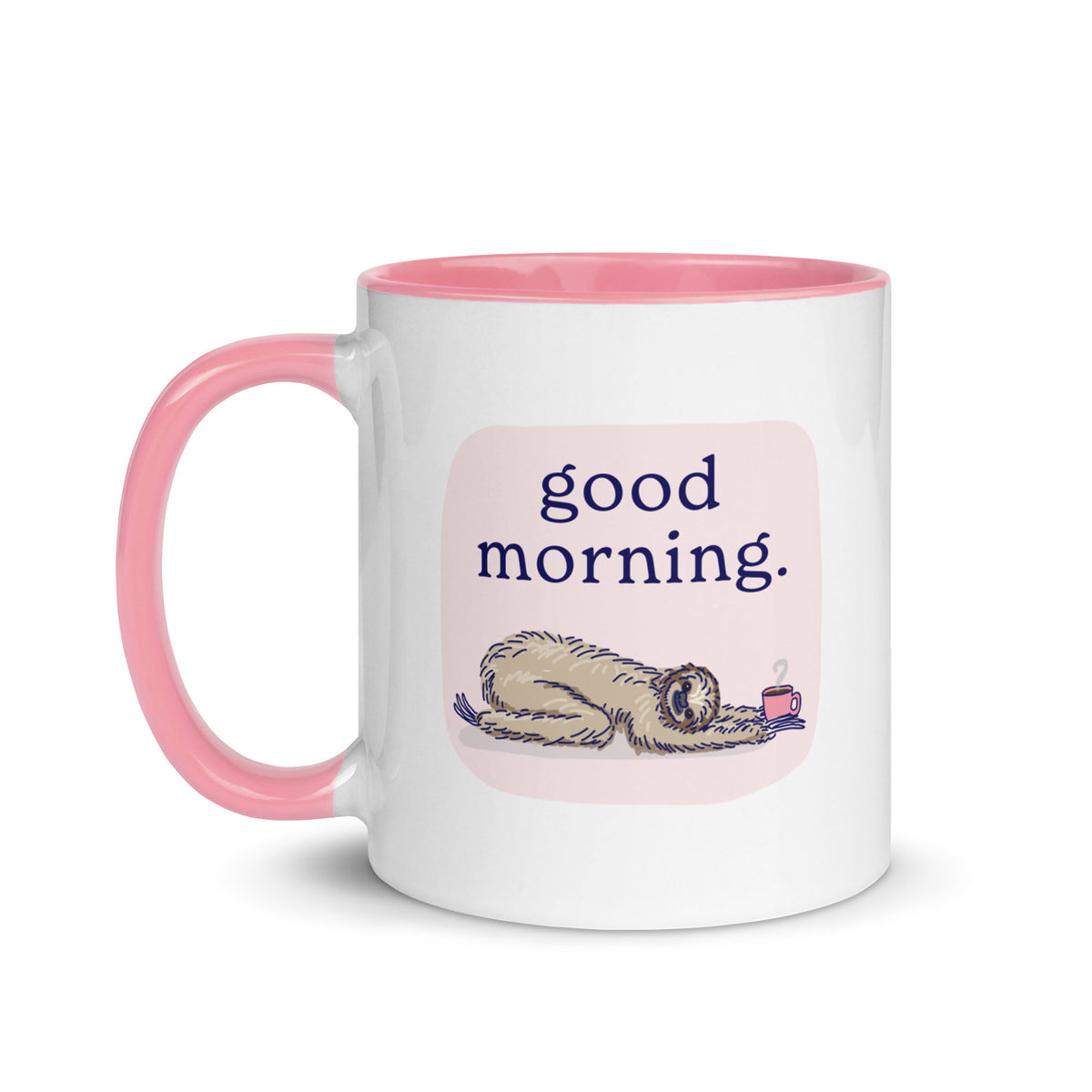 Thumbs Up Sloth Self Stirring Mug