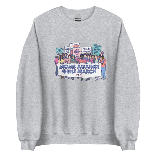 Moms Against Guilt March - Crewneck Sweatshirt