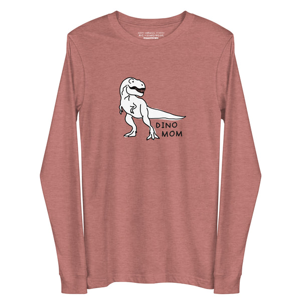 Dino Mom Long Sleeve Tee - TRex