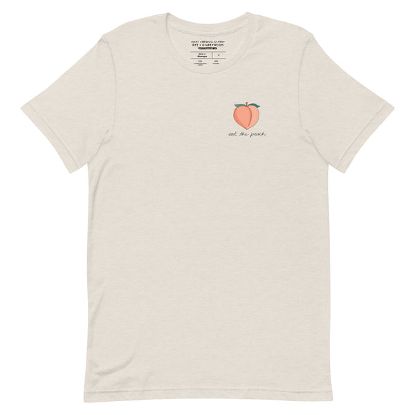 Eat the Peach (Small Script) Tee - Multiple Colors!