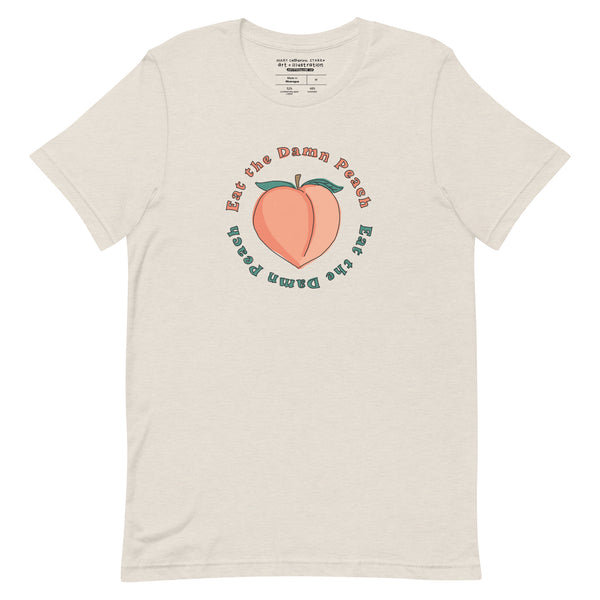 Eat the Damn Peach Tee - Multiple Colors!