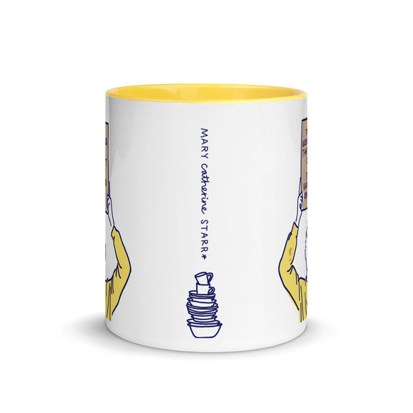 Mom with a Sign - Dishes + Trash Mug (11oz)