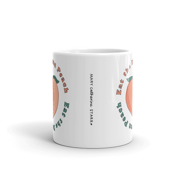 Eat The Damn Peach Mug