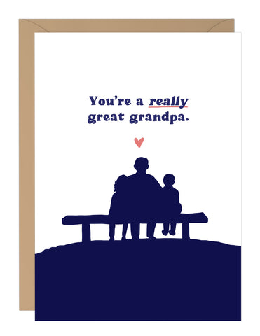 You're A Really Great Grandpa Card