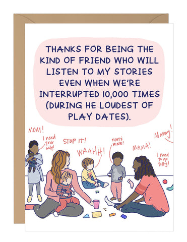 Play Date Friendship Card