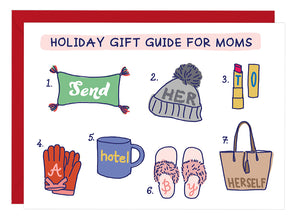 Holiday Gift Guide For Moms - Holiday Card