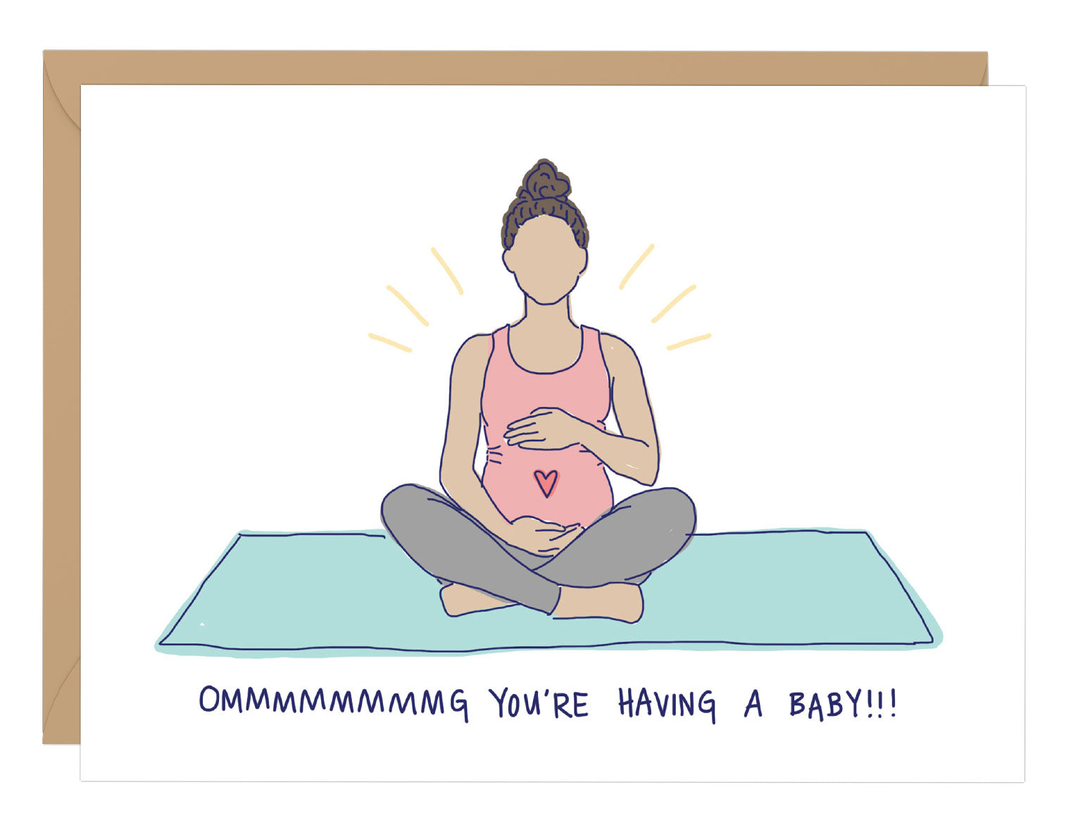 OMMMMMMMG Baby - Pregnancy Card