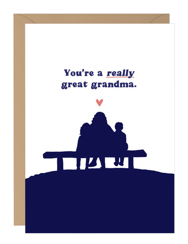 You're A Really Great Grandma Card