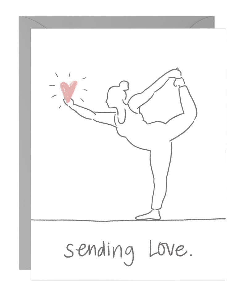 Sending Love (Dancer Pose) Card