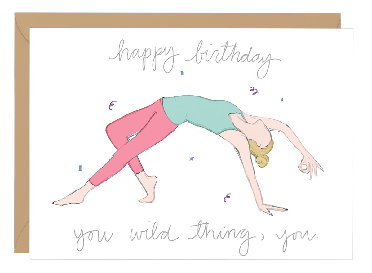 Happy Birthday, You Wild Thing, You (Blonde) - Birthday Card – Mary ...