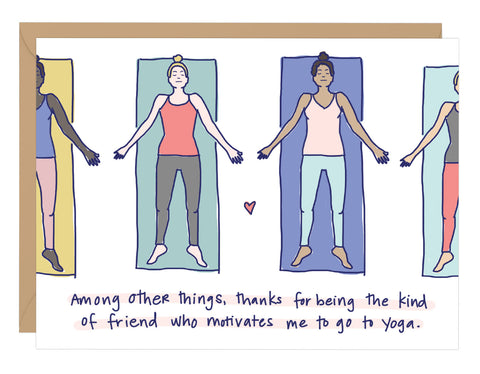 Yoga Friend - Friendship Card