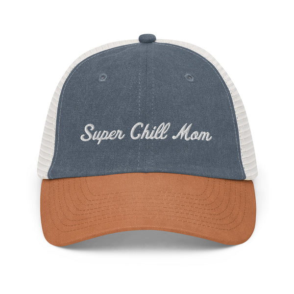 Super Chill Mom (Cursive) Snapback Cap