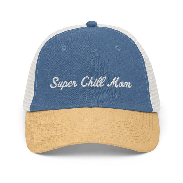 Super Chill Mom (Cursive) Snapback Cap
