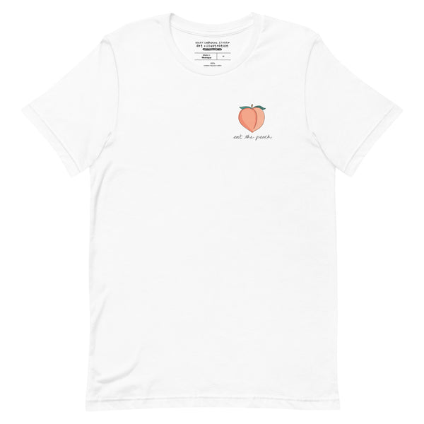 Eat the Peach (Small Script) Tee - Multiple Colors!