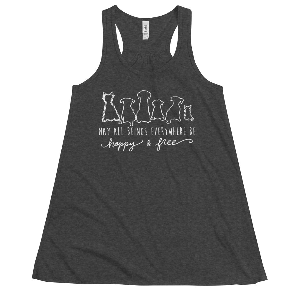 Rescue Dogs - Flowy Racerback Tank