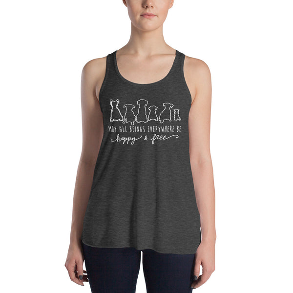 Rescue Dogs - Flowy Racerback Tank