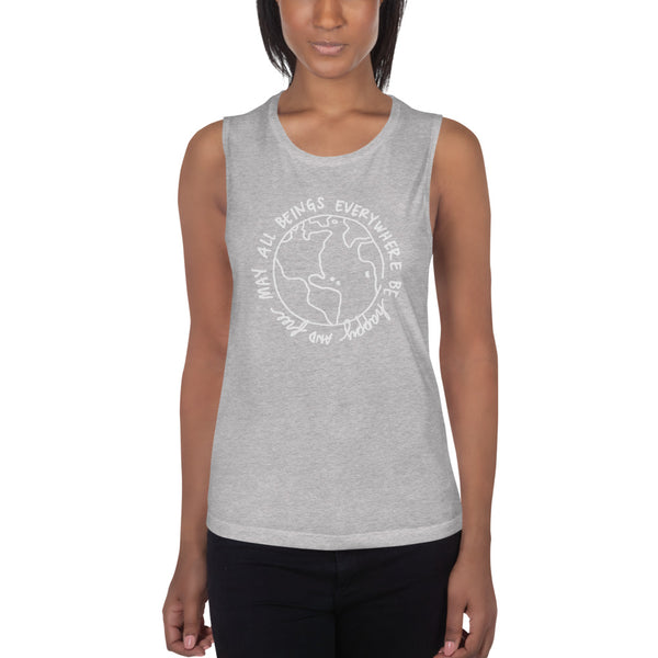 May All Beings Muscle Tank (Multiple Colors!)